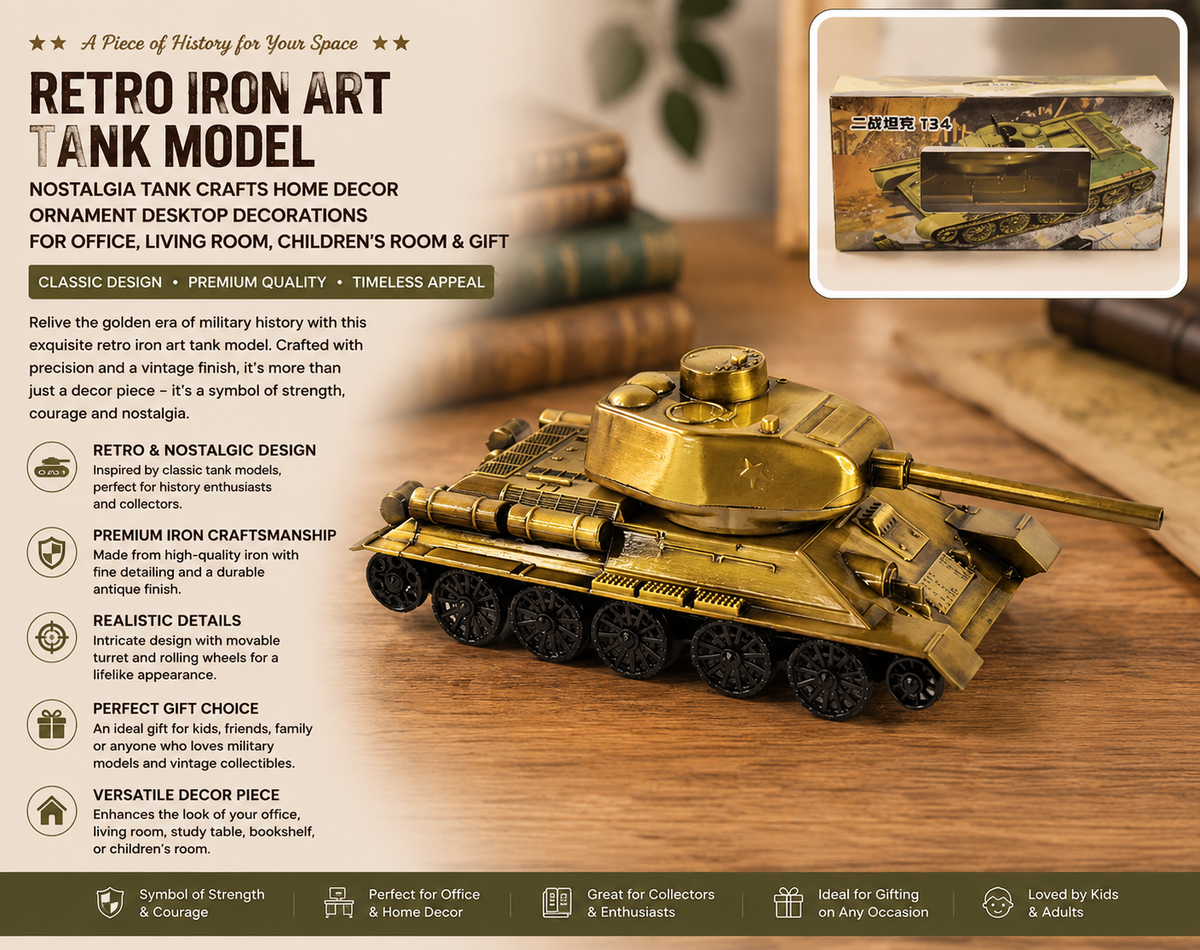Retro Iron Art Tank