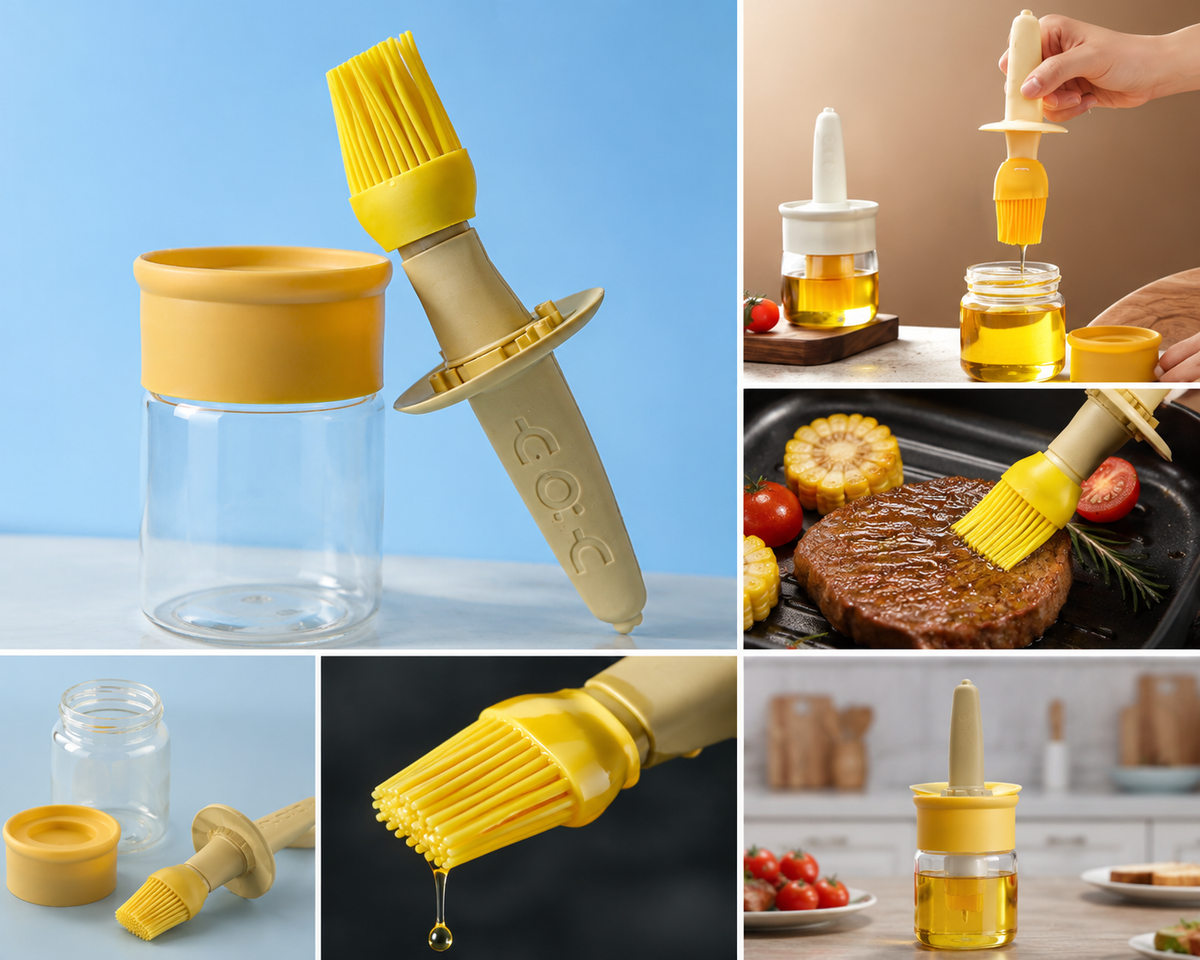 2-in-1 Oil Dispenser Bottle (1 Pc)