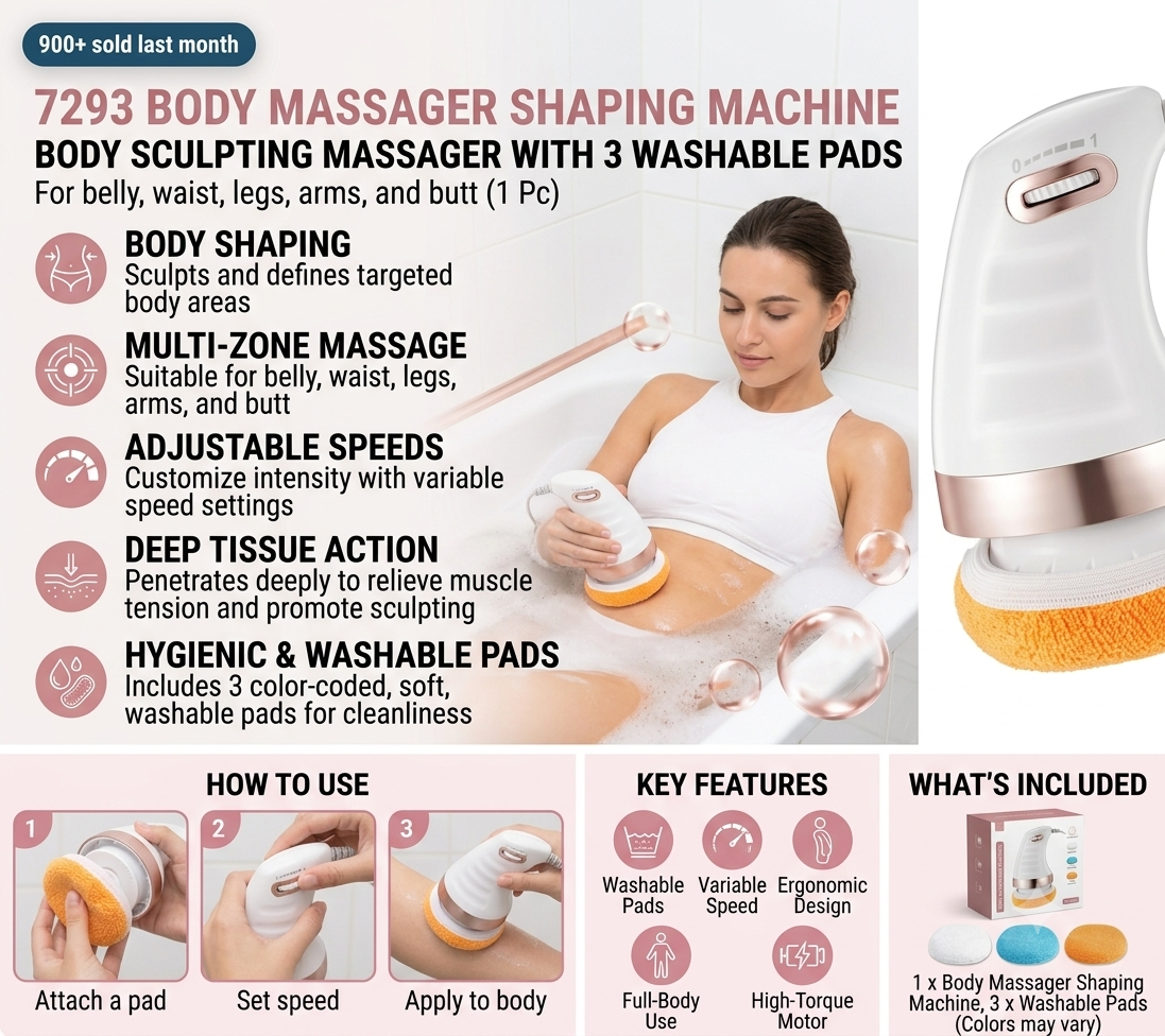 7293 Body Massager Shaping Machine Body Sculpting Massager