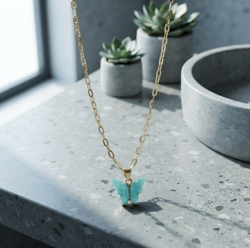 Charm Chain Necklace – Mixed Design | Indo Glow Jewellery