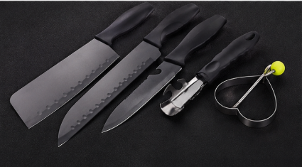 5910 5-piece Forged Kitchen Chef Cutlery Stainless Steel Knife Set Chopping Knife Chef Knife Utility Knife Butcher Knife (5pc)