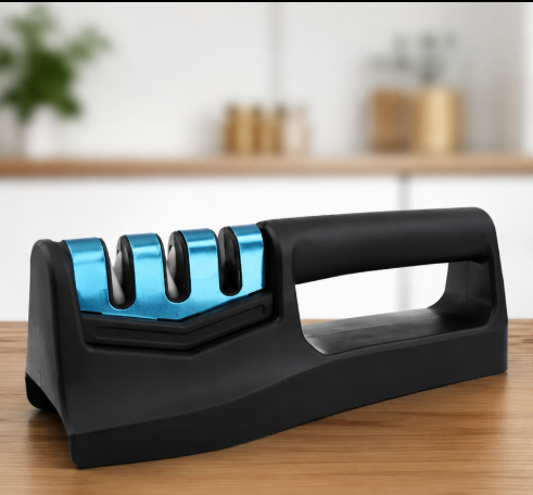Sharpener With Vegetable Chopper And Fish Scale Remover Handheld Knives Pocket Knife Sharpener Knife Sharpener For Chefs Serrated Knife (9in1)