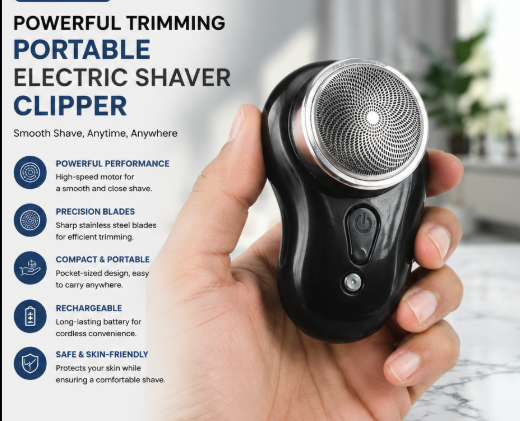 Powerful Trimming Portable Electric Shaver Clipper
