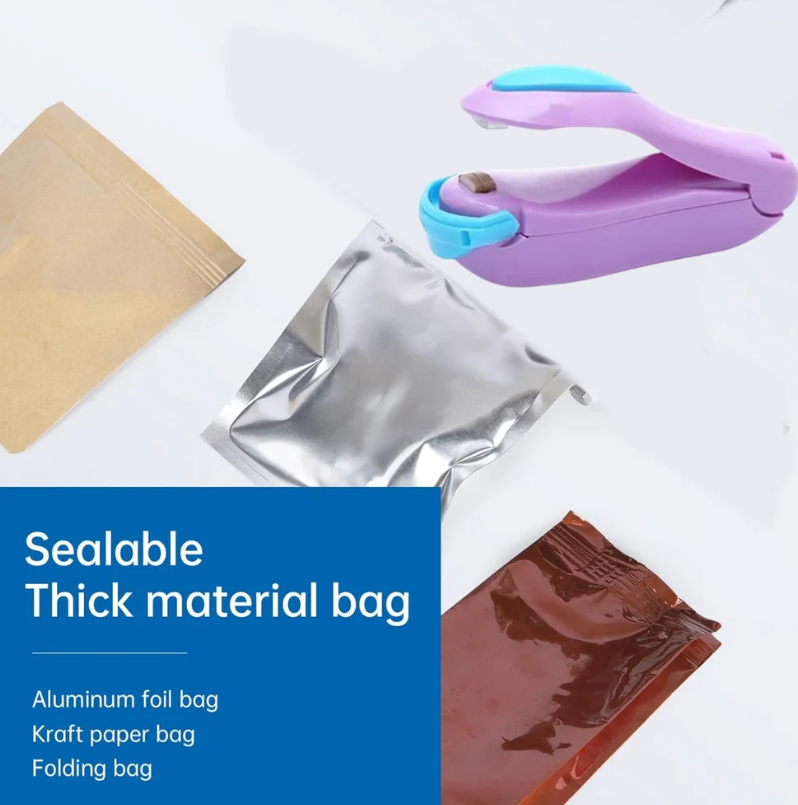 Mini Heat Sealer – Portable Food Bag Sealing Machine | XcelCraft